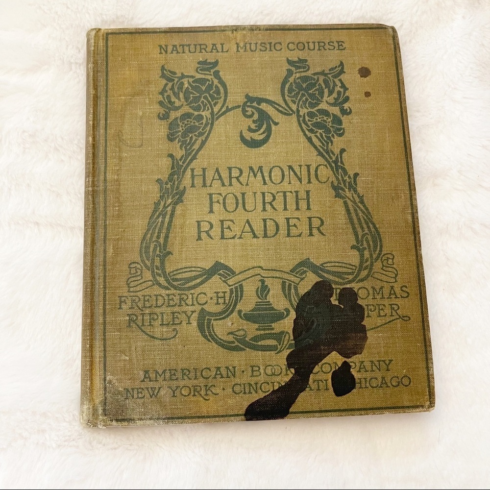 Harmonic Fourth Reader Natural Music Course By Frederic H. Ripley Antique 1903